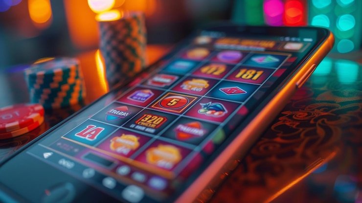 Pengguna mobile melihat menu hiburan